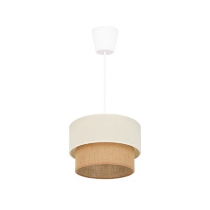 Brilagi - LED-lampa i boho-stil med lina 1xE27/15W/230V Ø 25 cm