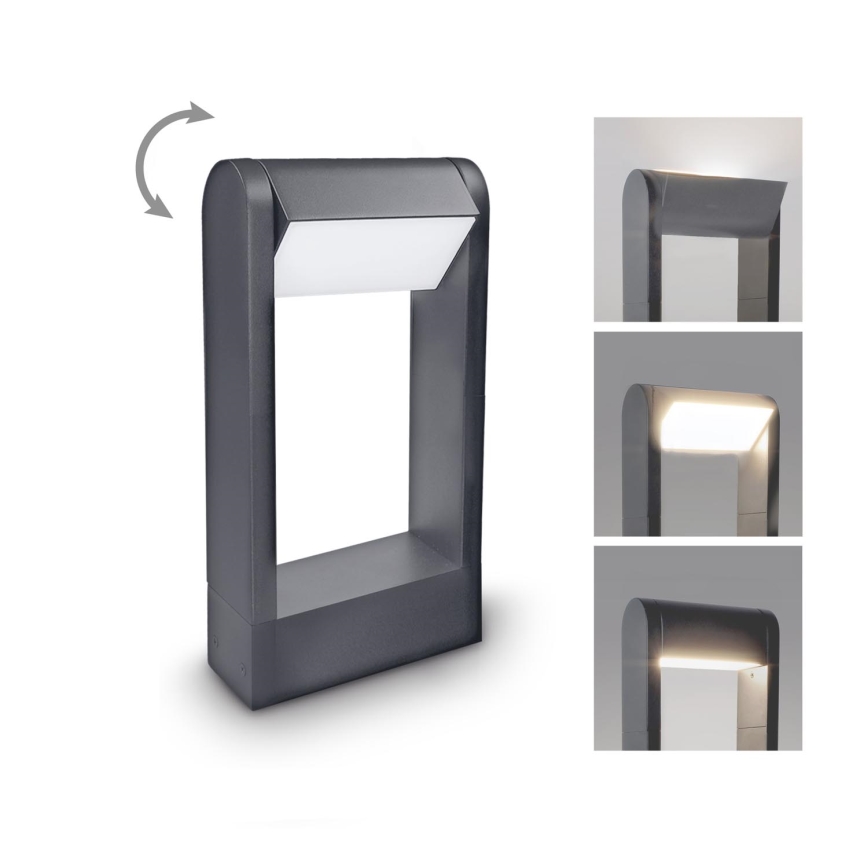 Brilagi - LED-lampa för utomhusbruk CROTONE LED/7W/230V antracit IP54 30 cm