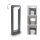 Brilagi - LED-lampa för utomhusbruk CROTONE LED/7W/230V antracit IP54 50 cm