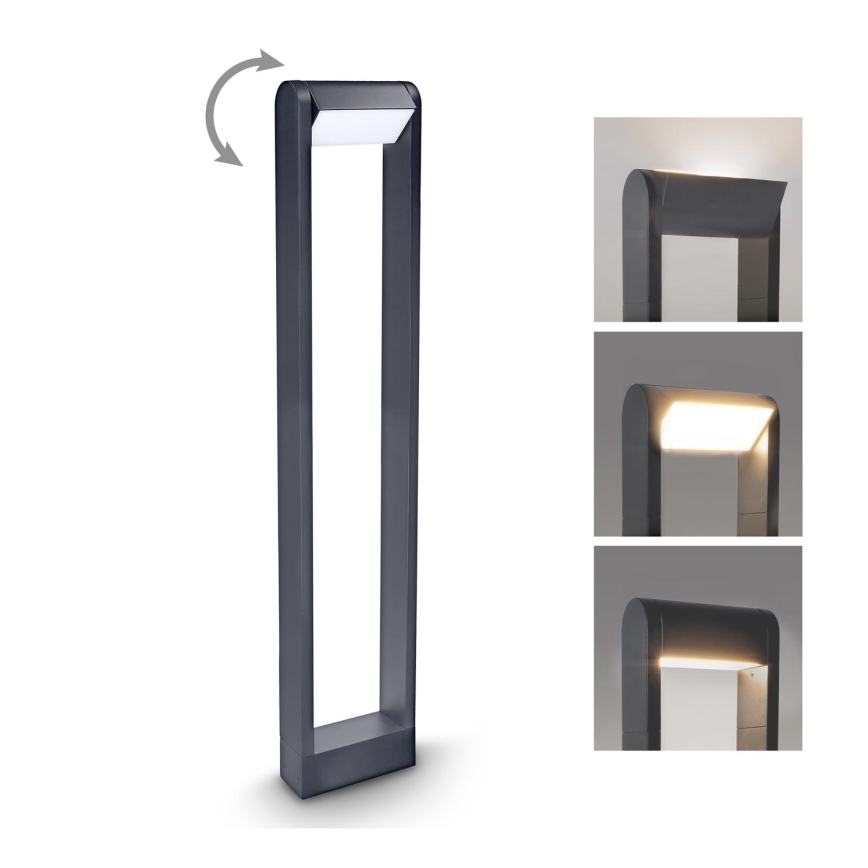 Brilagi - LED-lampa för utomhusbruk CROTONE LED/7W/230V antracit IP54 80 cm