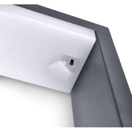 Brilagi - LED-lampa för utomhusbruk RAGUSA LED/7W/230V 3000/4000/6000K antracit IP54 80 cm