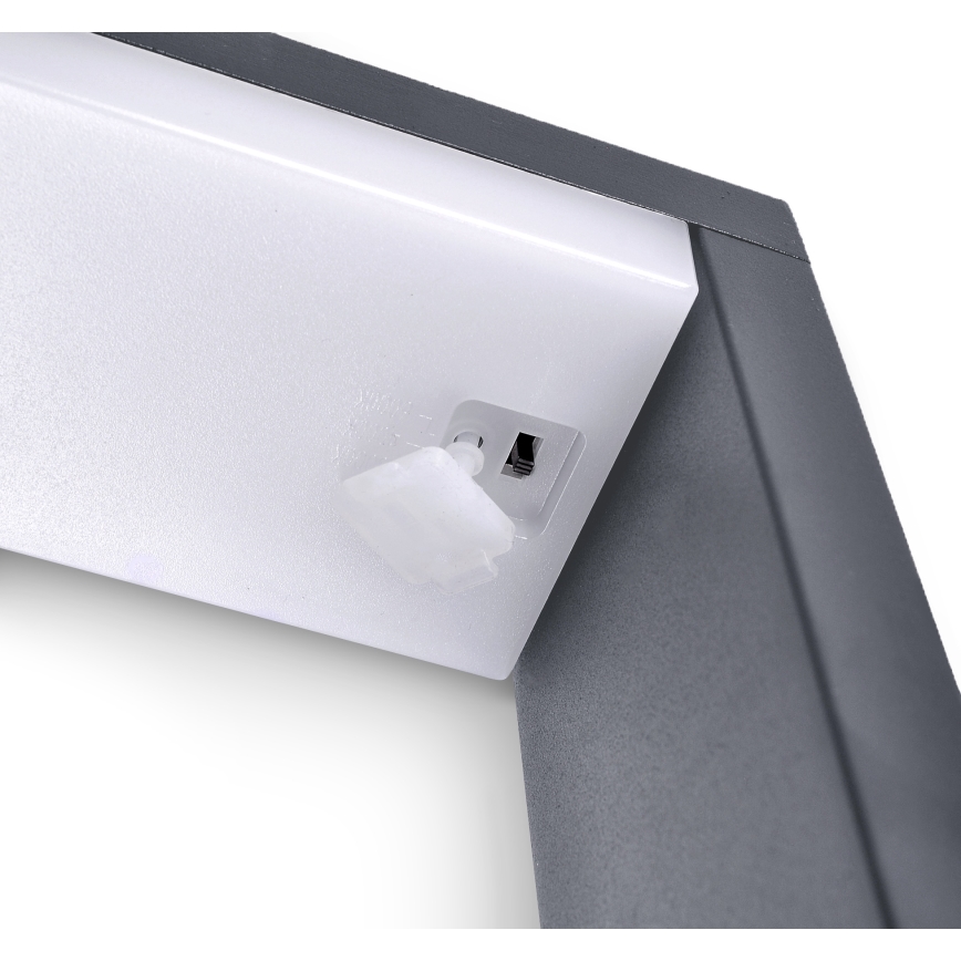 Brilagi - LED-lampa för utomhusbruk RAGUSA LED/7W/230V 3000/4000/6000K antracit IP54 80 cm