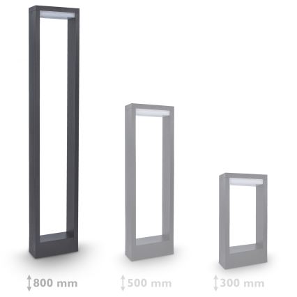 Brilagi - LED-lampa för utomhusbruk RAGUSA LED/7W/230V 3000/4000/6000K antracit IP54 80 cm