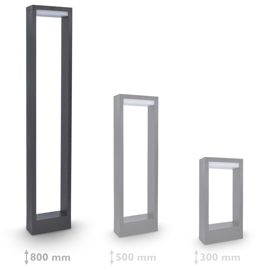 Brilagi - LED-lampa för utomhusbruk RAGUSA LED/7W/230V 3000/4000/6000K antracit IP54 80 cm