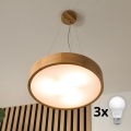 Brilagi - LED-lampa på kabel CARVALHO 3xE27/60W/230V ek Ø 47,5 cm