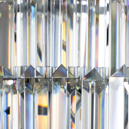 Brilagi - LED Ljuskrona i kristal med kedja MOZART 5xE14/40W/230V skinande krom