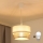 Brilagi - LED ljuskrona med textilsladd BOHO STYLE 1xE27/15W/230V diameter 25 cm