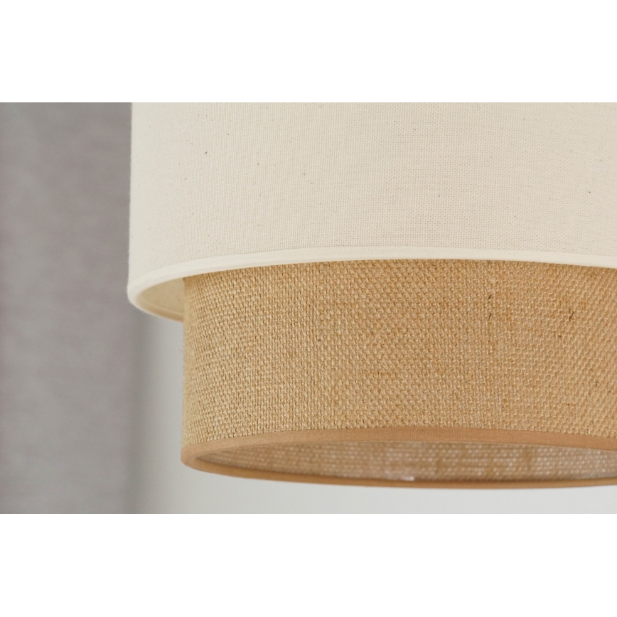 Brilagi - LED ljuskrona med textilsladd BOHO STYLE 1xE27/15W/230V diameter 25 cm