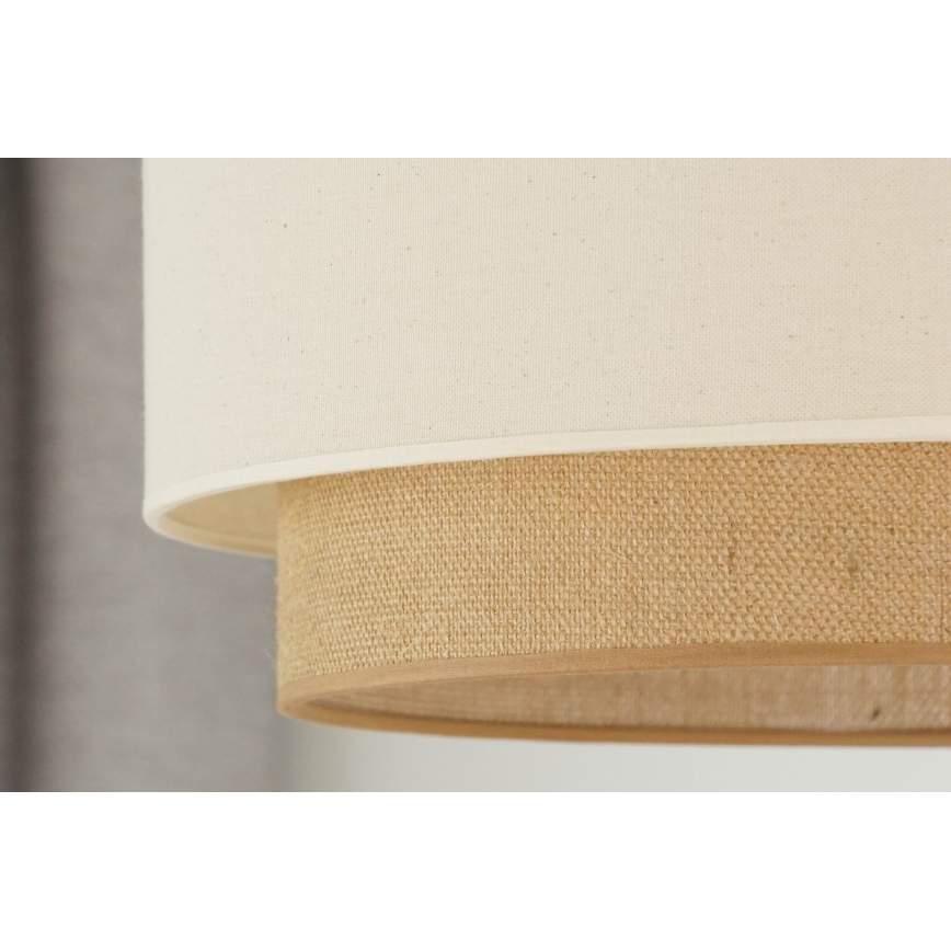 Brilagi - LED ljuskrona med textilsladd BOHO STYLE 1xE27/15W/230V diameter 40 cm