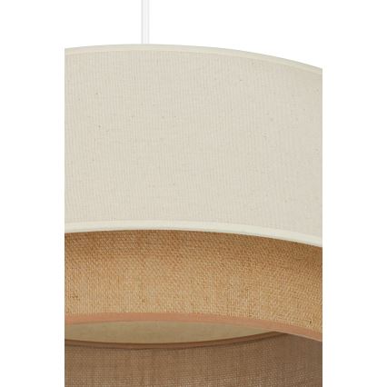 Brilagi - LED ljuskrona med textilsladd BOHO STYLE 1xE27/15W/230V diameter 40 cm