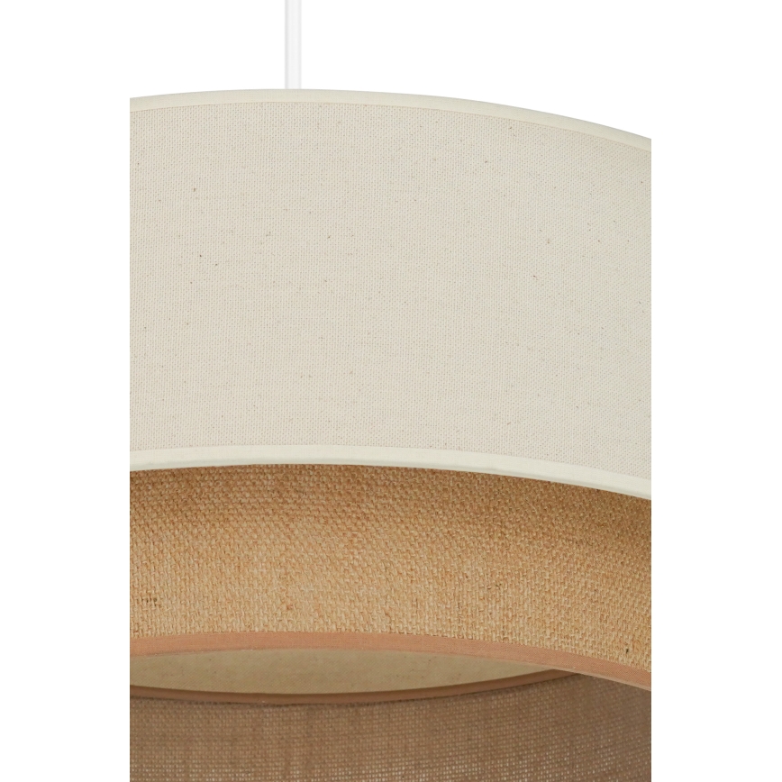 Brilagi - LED ljuskrona med textilsladd BOHO STYLE 1xE27/15W/230V diameter 40 cm