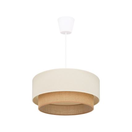 Brilagi - LED ljuskrona med textilsladd BOHO STYLE 1xE27/15W/230V diameter 40 cm