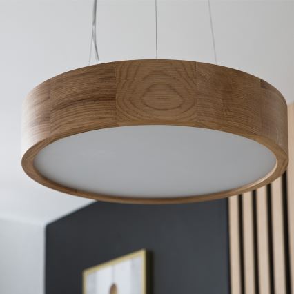 Brilagi - LED ljuskrona med textilsladd CARVALHO 2xE27/60W/230V ek diameter 37 cm