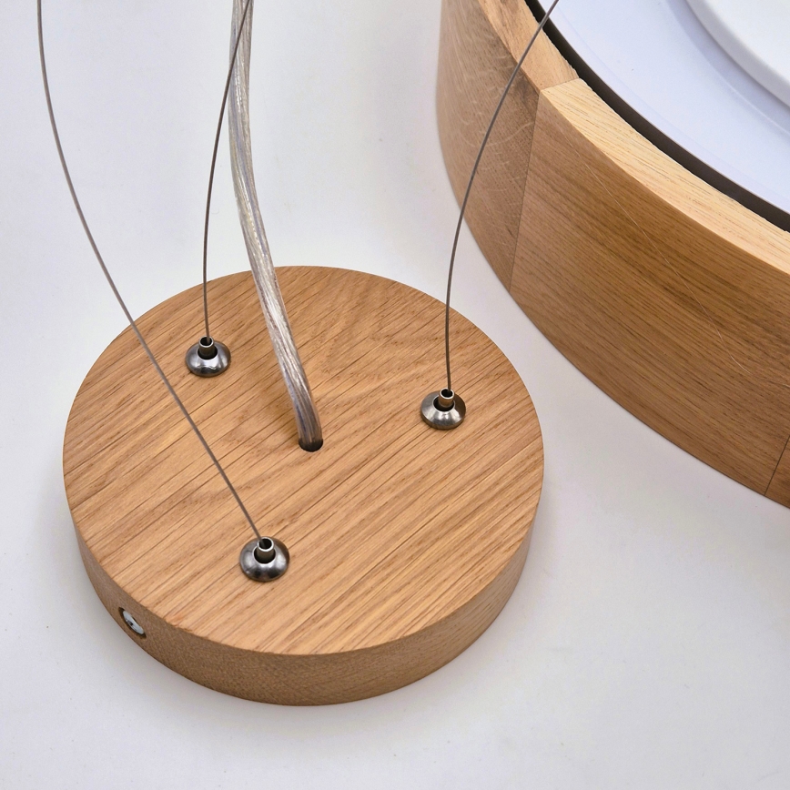 Brilagi - LED ljuskrona med textilsladd CARVALHO 2xE27/60W/230V ek diameter 37 cm