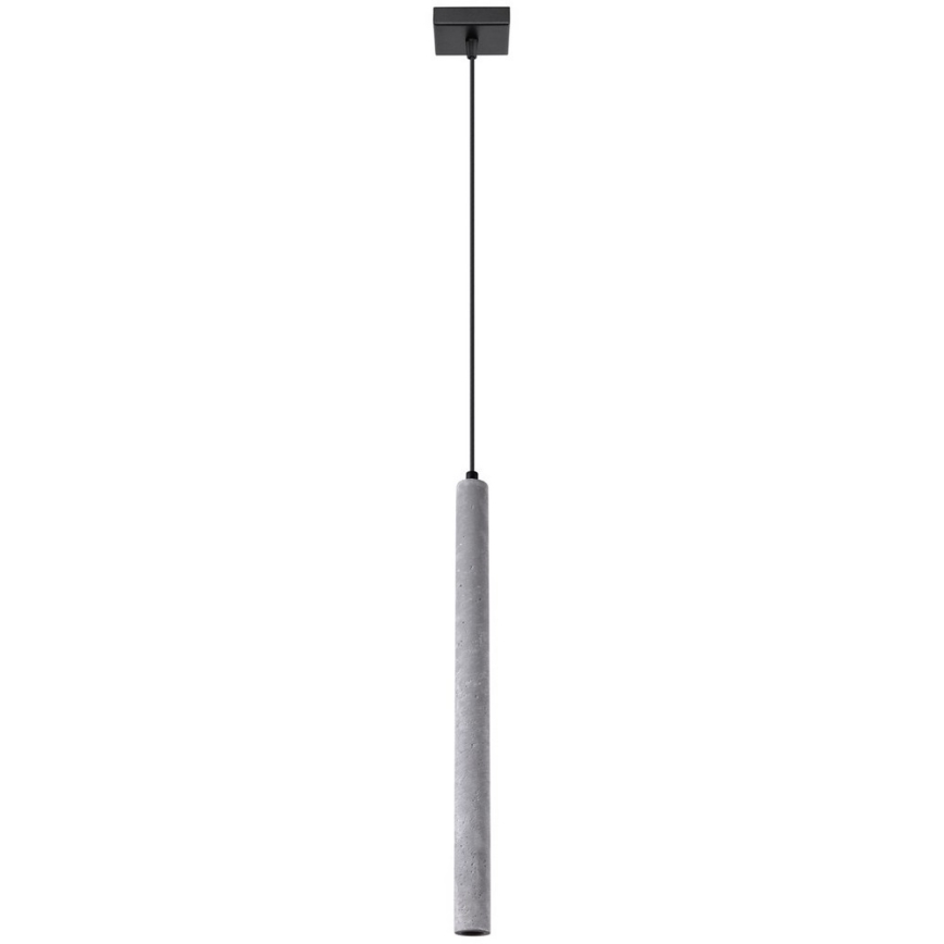Brilagi - LED ljuskrona med textilsladd DRIFA 1xG9/4W/230V betong