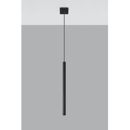 Brilagi -  LED ljuskrona med textilsladd DRIFA 1xG9/4W/230V svart