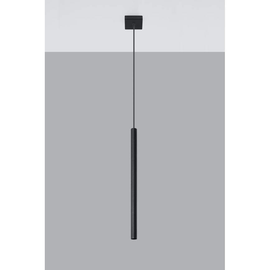 Brilagi -  LED ljuskrona med textilsladd DRIFA 1xG9/4W/230V svart