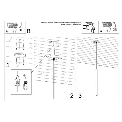 Brilagi -  LED ljuskrona med textilsladd DRIFA 1xG9/4W/230V vit