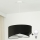 Brilagi - LED ljuskrona med textilsladd LYRA 1xE27/15W/230V svart/vit