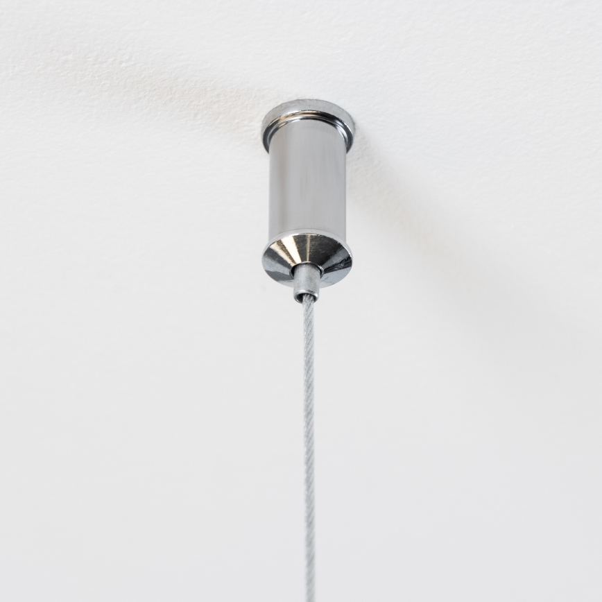 Brilagi - LED ljuskrona med textilsladd MILLA 15xG9/3W/230V guld