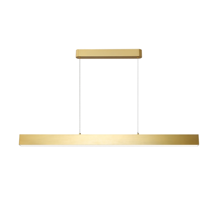Brilagi - LED ljuskrona med textilsladd SLEEKLINE LED/40W/230V 3000/4500/6000K guld