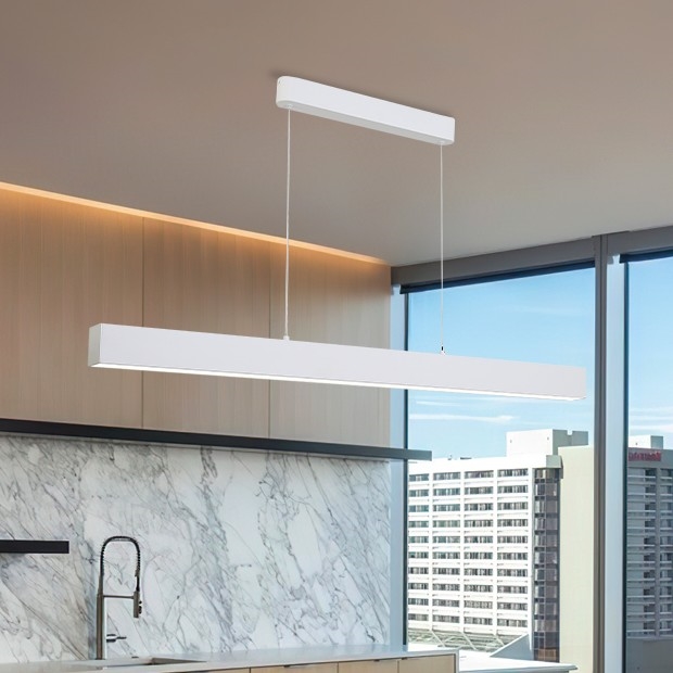 Brilagi - LED ljuskrona med textilsladd SLEEKLINE LED/40W/230V 3000/4500/6000K vit