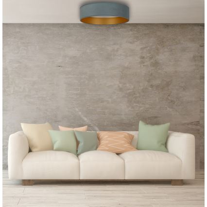 Brilagi - LED Dimbar taklampa VELVET SMART LED/24W/230V diameter 45 cm 2700-6500K Wi-Fi Tuya mint/gyllene + fjärrkontroll