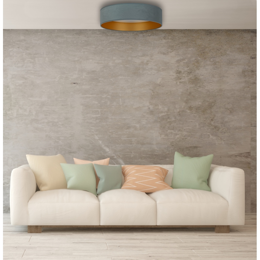Brilagi - LED Dimbar taklampa VELVET SMART LED/24W/230V diameter 45 cm 2700-6500K Wi-Fi Tuya mint/gyllene + fjärrkontroll