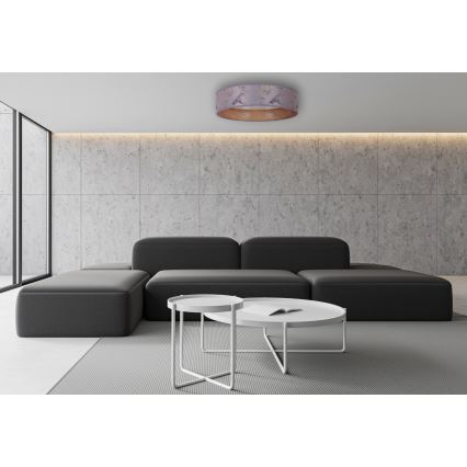 Brilagi - LED Dimbar taklampa VELVET SMART LED/24W/230V diameter 45 cm 2700-6500K Wi-Fi Tuya grå/gyllene + fjärrkontroll