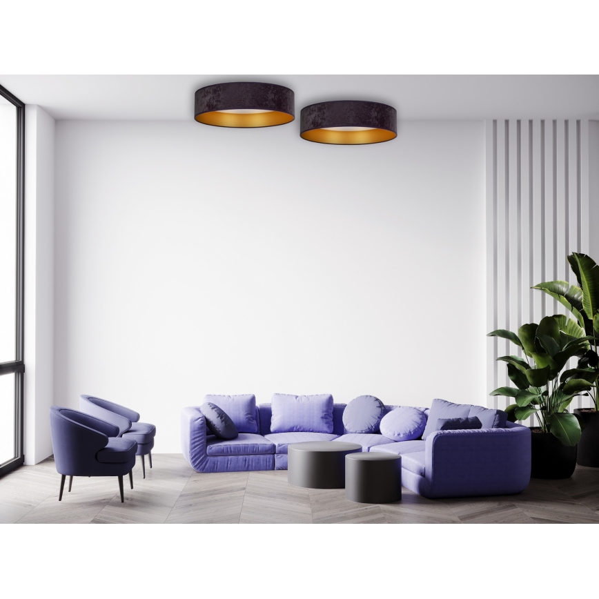 Brilagi - LED Dimbar taklampa VELVET SMART LED/36W/230V diameter 55 cm 2700-6500K Wi-Fi Tuya grå/gyllene + fjärrkontroll