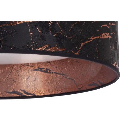 Brilagi - LED Dimbar taklampa VELVET SMART LED/36W/230V diameter 55 cm 2700-6500K Wi-Fi Tuya svart/koppar + fjärrkontroll