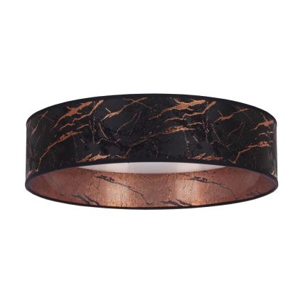 Brilagi - LED Dimbar taklampa VELVET SMART LED/36W/230V diameter 55 cm 2700-6500K Wi-Fi Tuya svart/koppar + fjärrkontroll