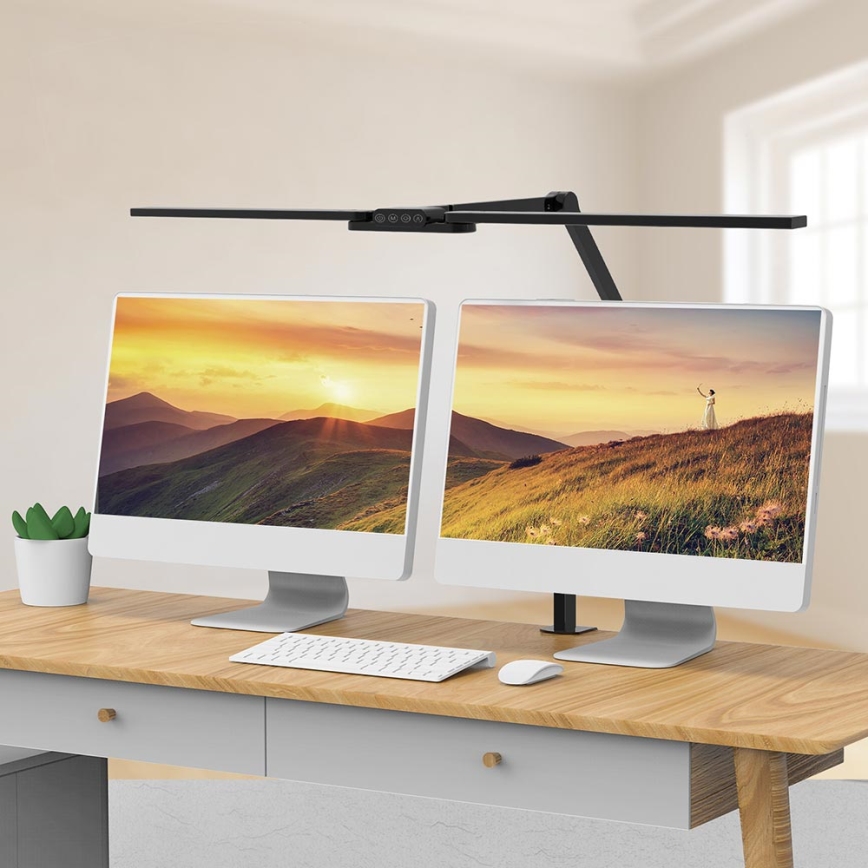 Brilagi - LED Ljusreglerad beröring flexibel bordslampa VARIO LED/24W/230V 3000-6500K CRI 92 svart