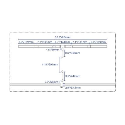 Brilagi - LED Ljusreglerad flexibel bordslampa VARIO LED/24W/230V 3000-6500K CRI 92 svart