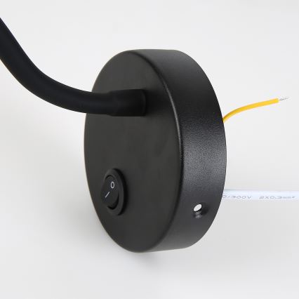 Brilagi - LED Ljusreglerad flexibel vägg lampa MAYA 1xG9/4W/230V svart 2700-6500K Wi-Fi Tuya