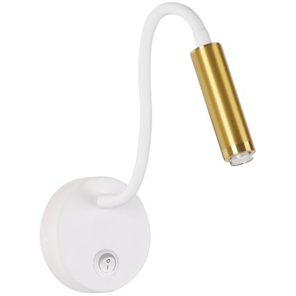 Brilagi - LED Ljusreglerad flexibel vägg lampa MAYA 1xG9/4W/230V vit/guld 2700-6500K Wi-Fi Tuya