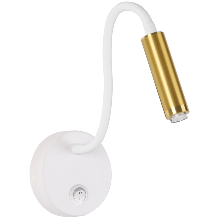 Brilagi - LED Ljusreglerad flexibel vägg lampa MAYA 1xG9/4W/230V vit/guld 2700-6500K Wi-Fi Tuya