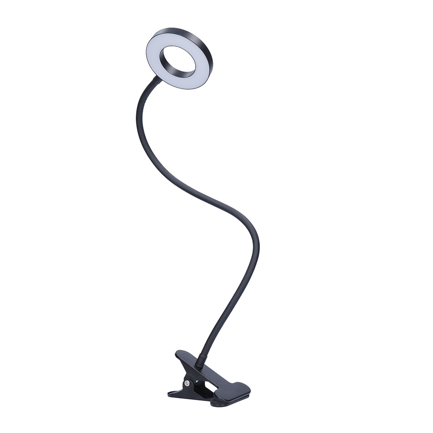 Brilagi -LED ljusreglerad lampa med klämma ORBELA LED/8W/230V 3000/4000/5000K svart