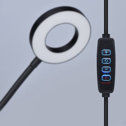 Brilagi -LED ljusreglerad lampa med klämma ORBELA LED/8W/230V 3000/4000/5000K svart