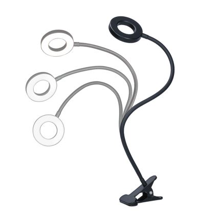 Brilagi -LED ljusreglerad lampa med klämma ORBELA LED/8W/230V 3000/4000/5000K svart