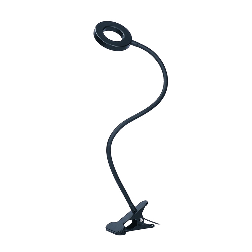 Brilagi -LED ljusreglerad lampa med klämma ORBELA LED/8W/230V 3000/4000/5000K svart
