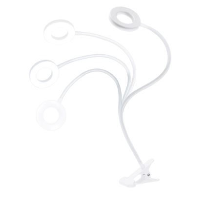 Brilagi - LED ljusreglerad lampa med klämma ORBELA LED/8W/230V 3000/4000/5000K vit