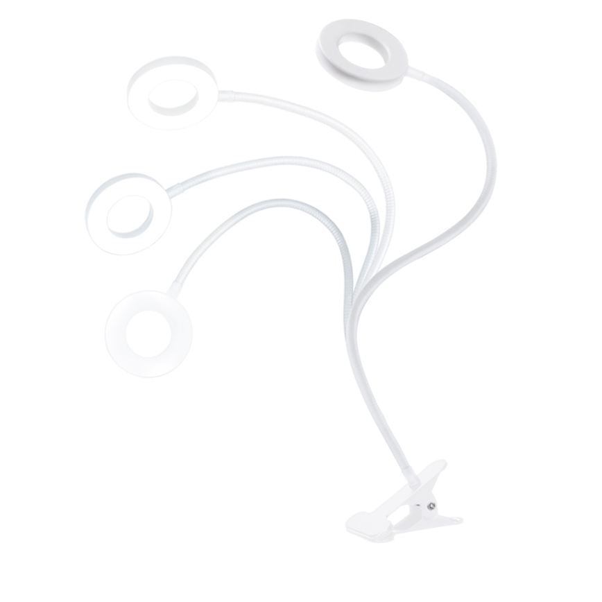 Brilagi - LED ljusreglerad lampa med klämma ORBELA LED/8W/230V 3000/4000/5000K vit