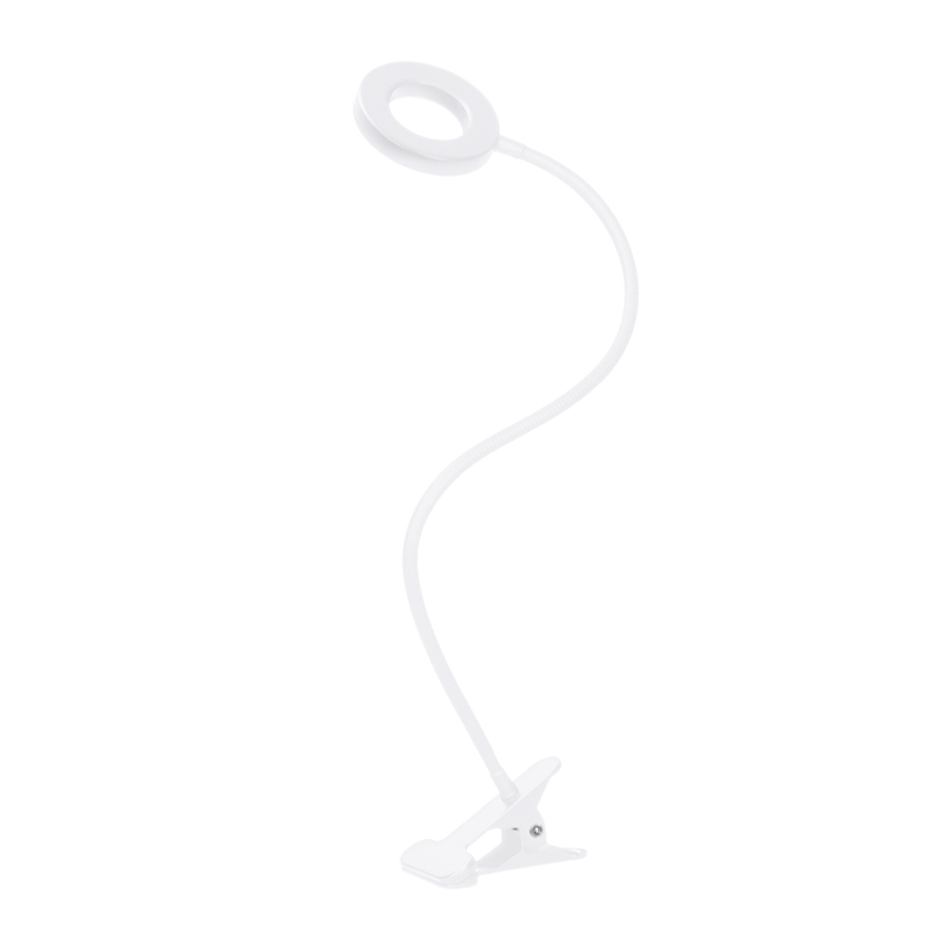Brilagi - LED ljusreglerad lampa med klämma ORBELA LED/8W/230V 3000/4000/5000K vit