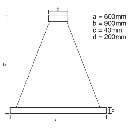 Brilagi - LED ljusreglerad ljuskrona på textilsladd CIRCLE LED/42W/230V 3000-6500K + fjärrkontroll
