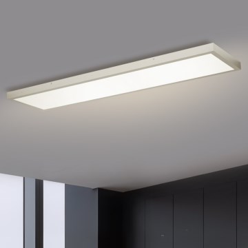 Brilagi - LED ljusreglerad taklampa till badrum FRAME SMART LED/50W/230V 120x30 cm 3000-6000K IP44 silver + fjärrkontroll