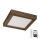 Brilagi - LED ljusreglerad taklampa till badrum WOODY FRAME LED/24W/230V ek 30x30 cm 3000-6000K IP44 + fjärrkontroll