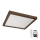 Brilagi - LED ljusreglerad taklampa till badrum WOODY FRAME LED/50W/230V ek 60x60 cm 3000-6000K IP44 + fjärrkontroll