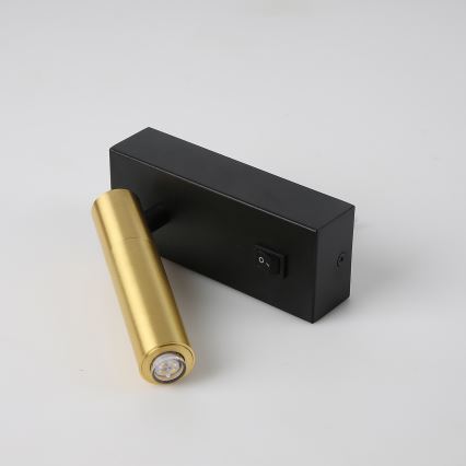 Brilagi - LED ljusreglerad väggspotlight MAYA 1xG9/4W/230V svart/guld 2700-6500K Wi-Fi Tuya