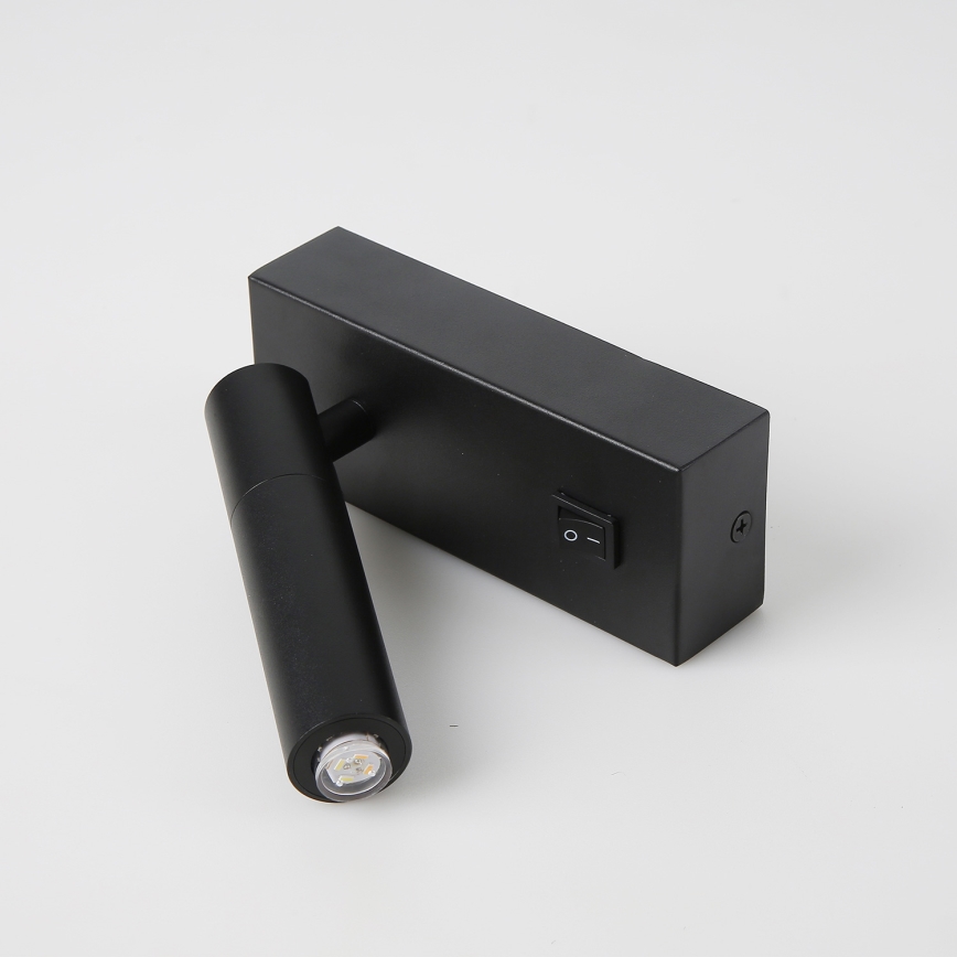 Brilagi - LED ljusreglerad väggspotlight MAYA 1xG9/4W/230V svart 2700-6500K Wi-Fi Tuya